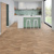 Chevron Pale Limed Oak floors in a kitchen