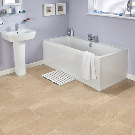 Bath Stone SCB-ST12-G in a purple bathroom Knight Tile