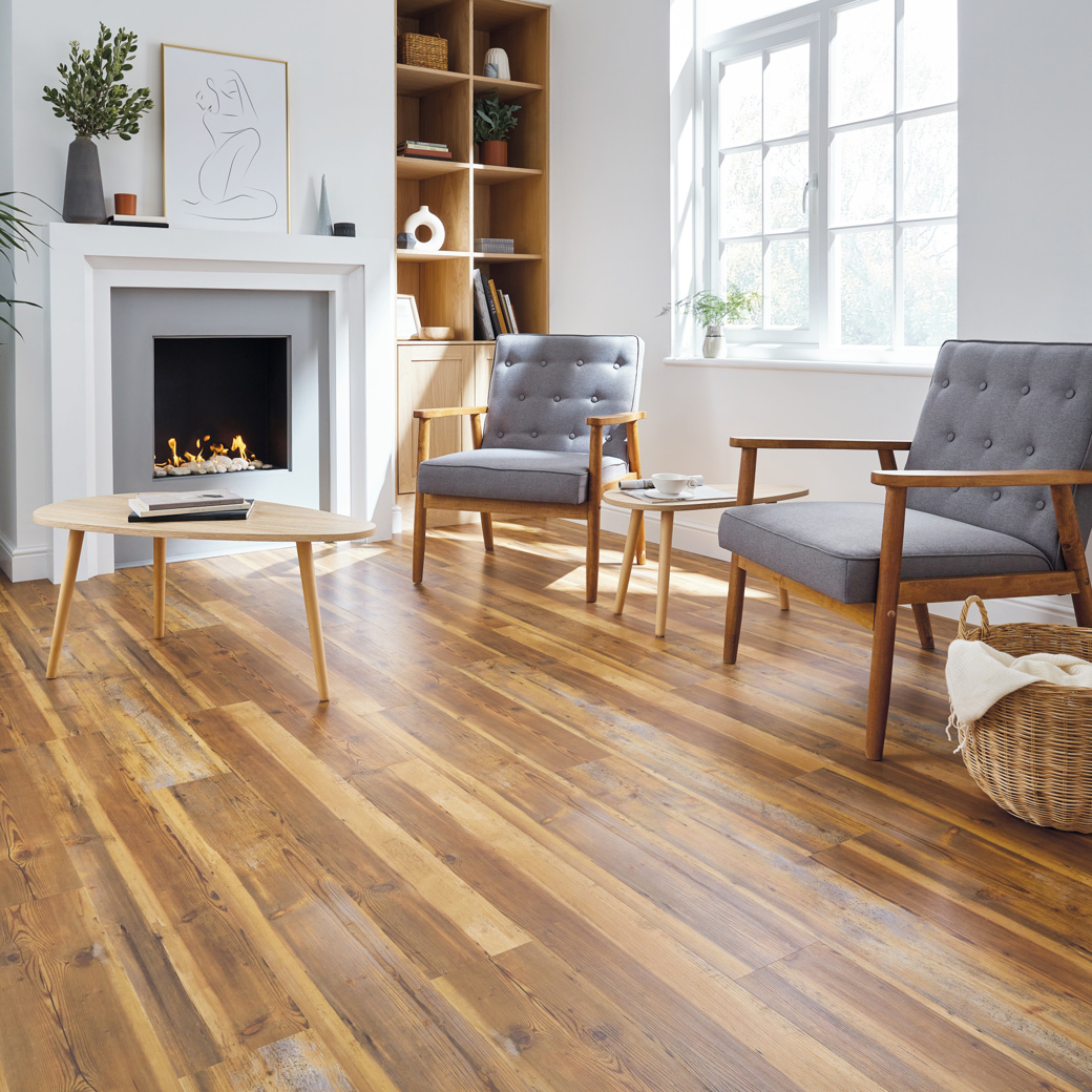 Vintage Pine SCB76 in a light-filled living room